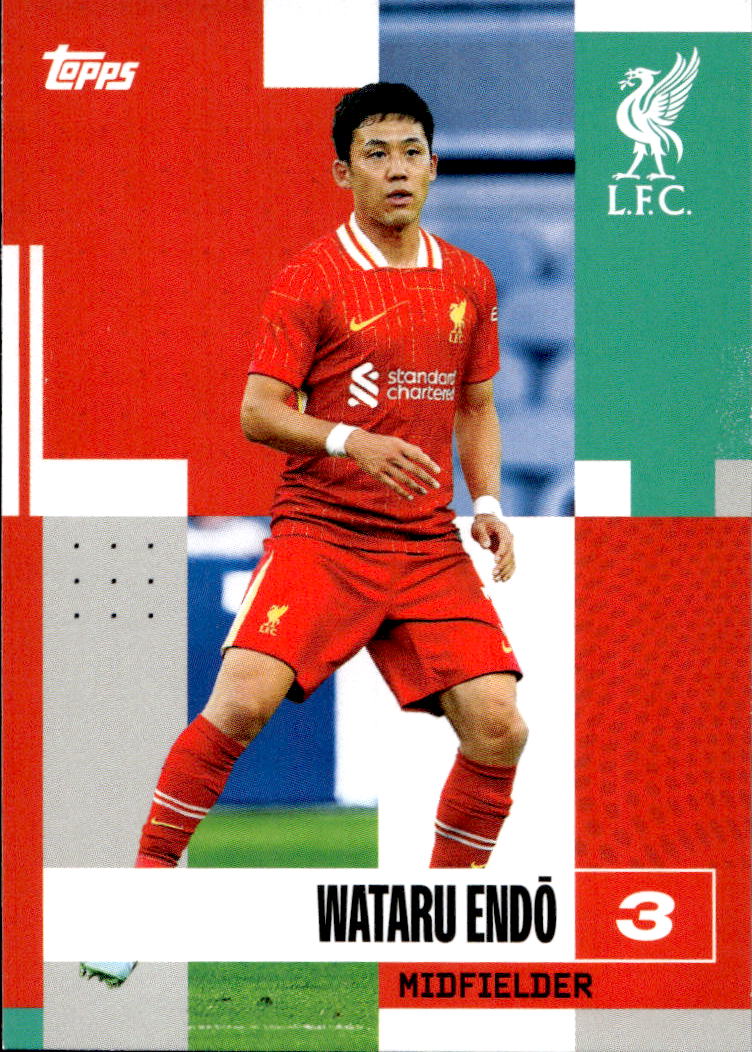 WATARU ENDO 24-25 Topps Liverpool Team Set