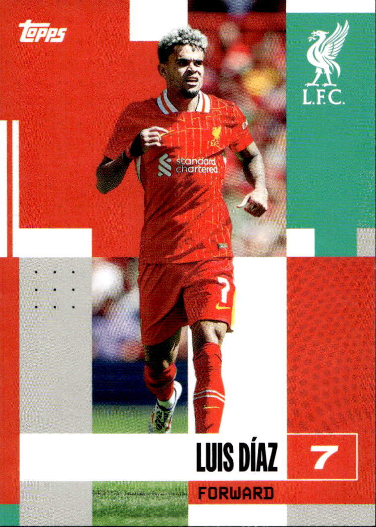 LUIS DIAZ 24-25 Topps Liverpool Team Set