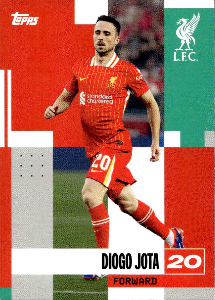 DIOGO JOTA 24-25 Topps Liverpool Team Set