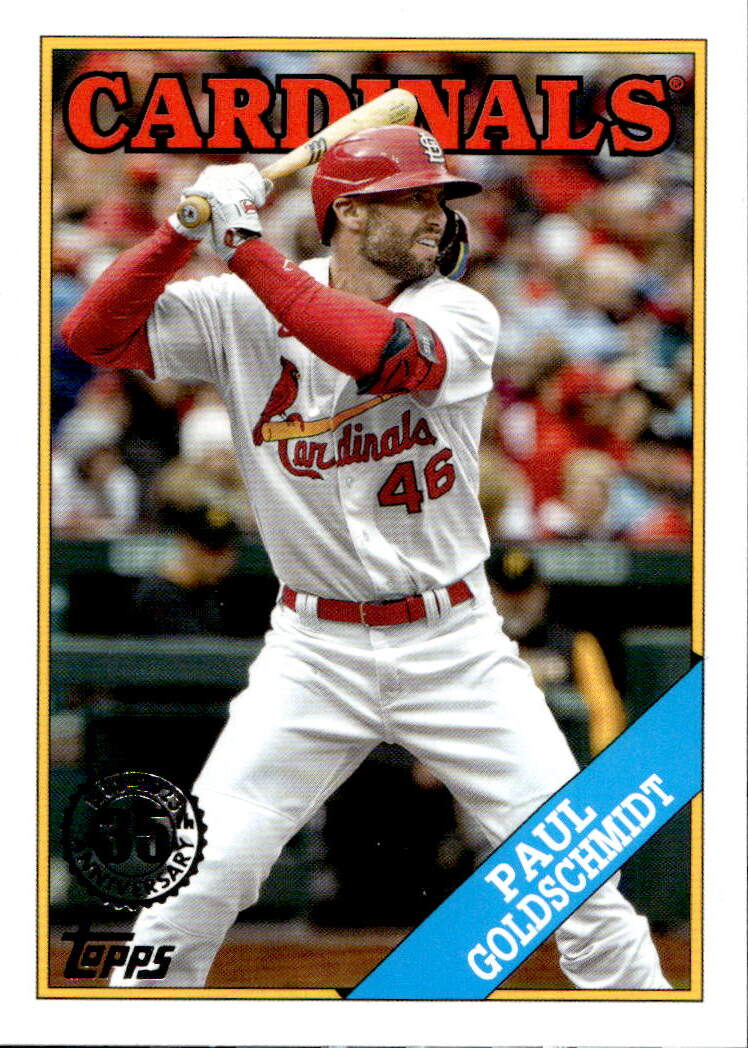 1988 Topps PAUL GOLDSCHMIDT 2023 Topps Series 1 Baseball