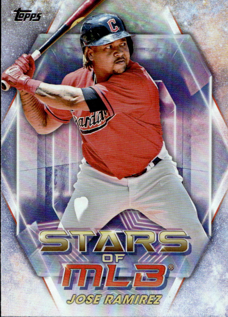 Stars of MLB JOSE RAMIREZ 2023 Topps Series 1 Baseball