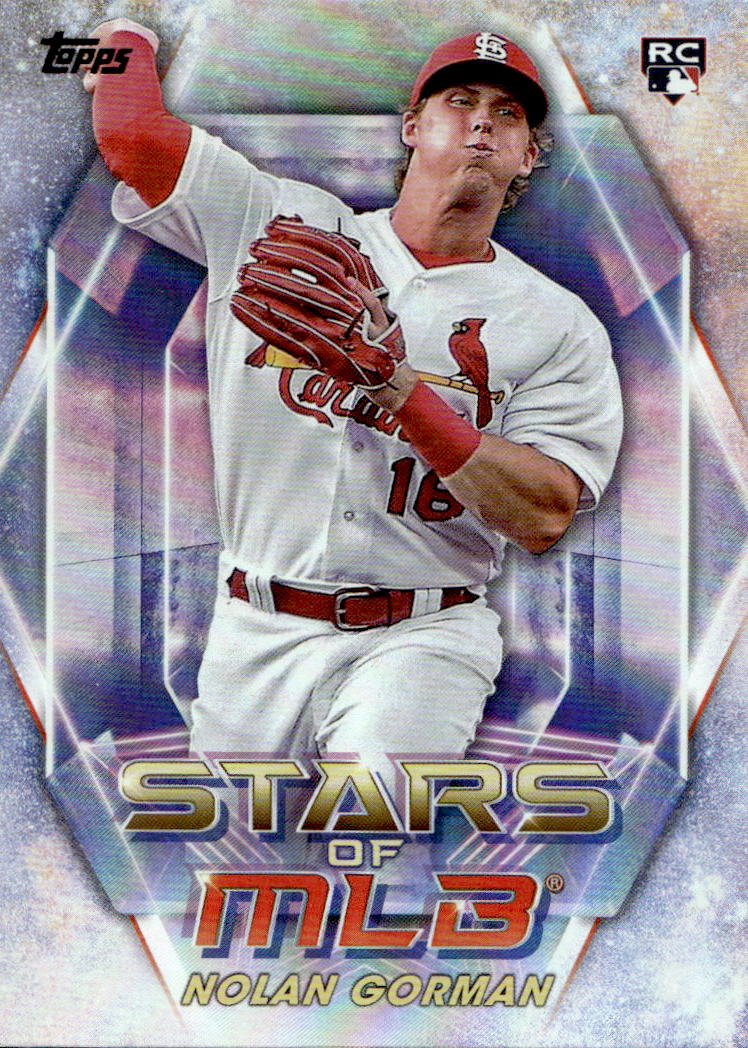 Rookie Stars of MLB NOLAN GORMAN 2023 Topps Series 1 Baseball