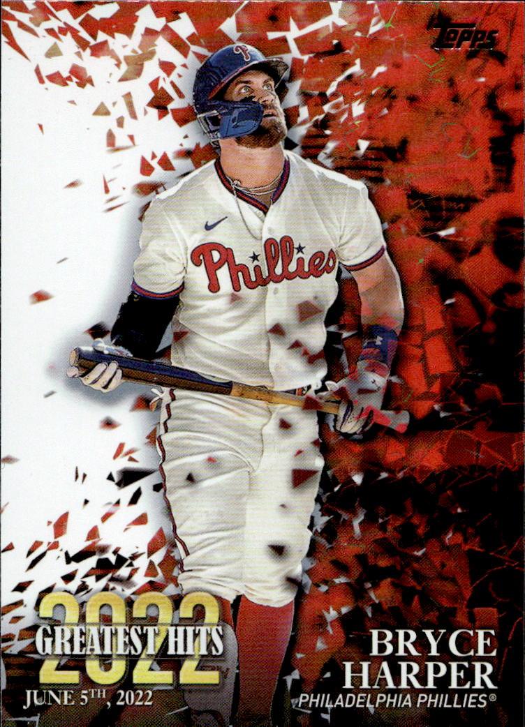 2022 Greatest Hits BRYCE HARPER 2023 Topps Series 1 Baseball