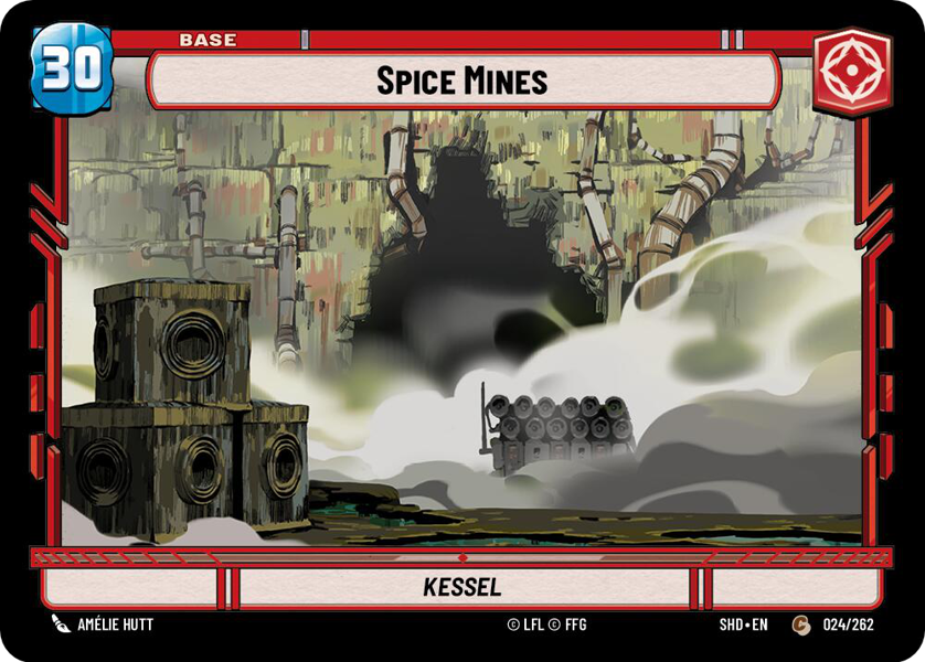 Base - SPICE MINES/SHIELD TOKEN - Unlimited Shadows of the Galaxy