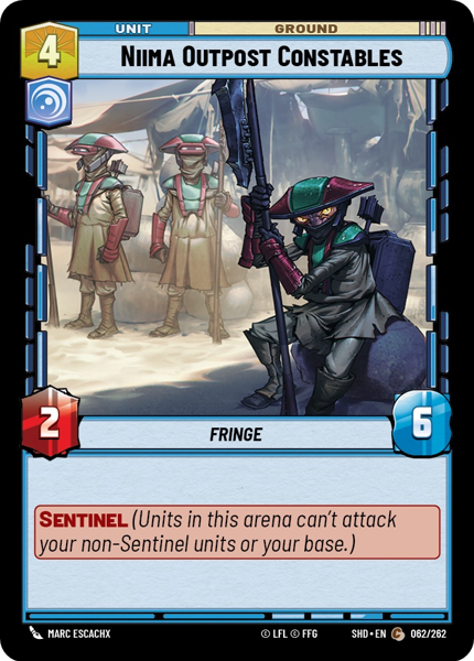 NIIMA OUTPOST CONSTABLES - Unlimited Shadows of the Galaxy