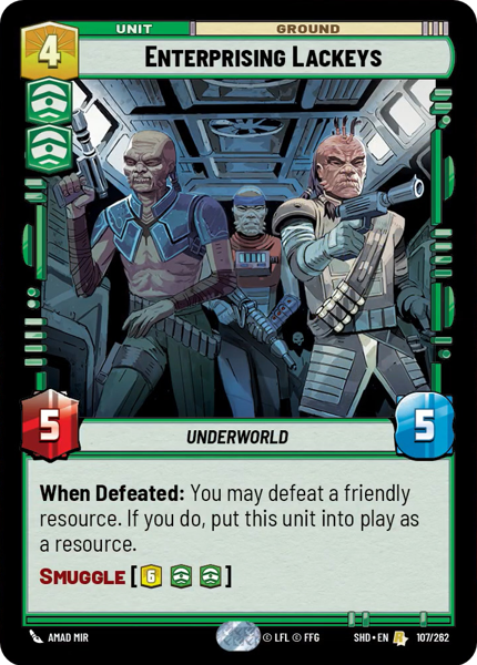 ENTERPRISING LACKEYS - Unlimited Shadows of the Galaxy
