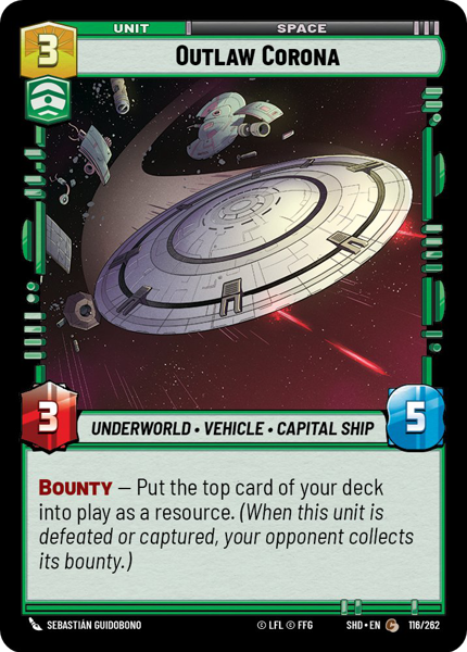 OUTLAW CORONA - Unlimited Shadows of the Galaxy