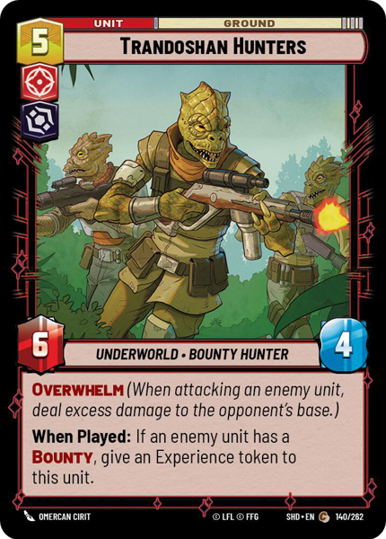 TRANDOSHAN HUNTERS - Unlimited Shadows of the Galaxy