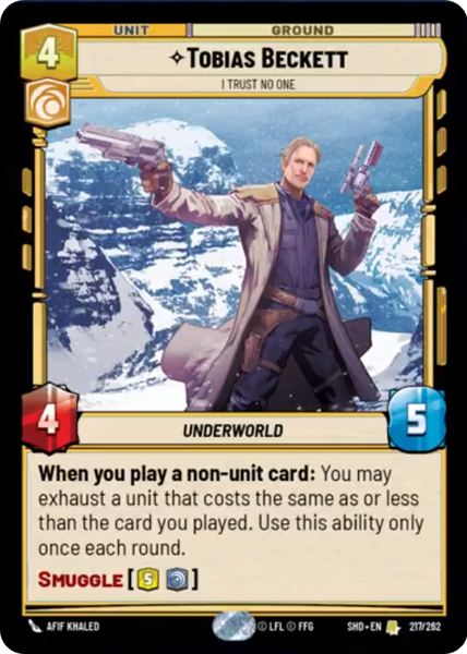 TOBIAS BECKETT - Unlimited Shadows of the Galaxy
