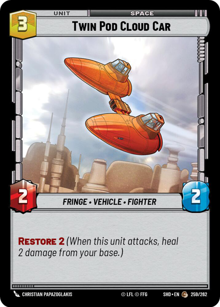 TWIN POD CLOUD CAR - Unlimited Shadows of the Galaxy