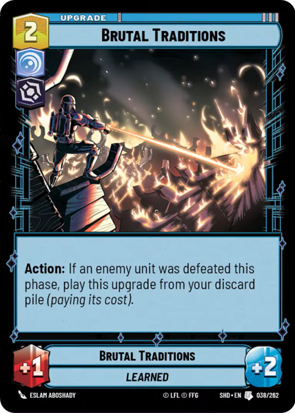 Foil - BRUTAL TRADITIONS - Unlimited Shadows of the Galaxy