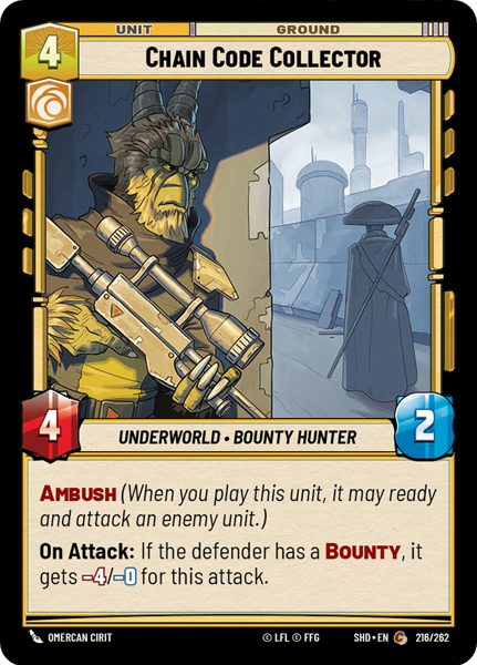 Foil - CHAIN CODE COLLECTOR - Unlimited Shadows of the Galaxy