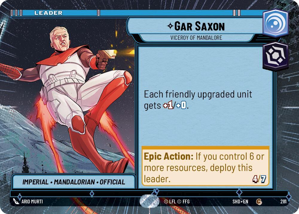Hyperspace - Leader - GAR SAXON - Unlimited Shadows of the Galaxy