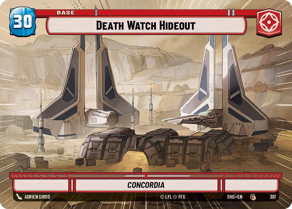 Hyperspace - Base - DEATH WATCH HIDEOUT/SHIELD TOKEN - Unlimited Shadows of the Galaxy