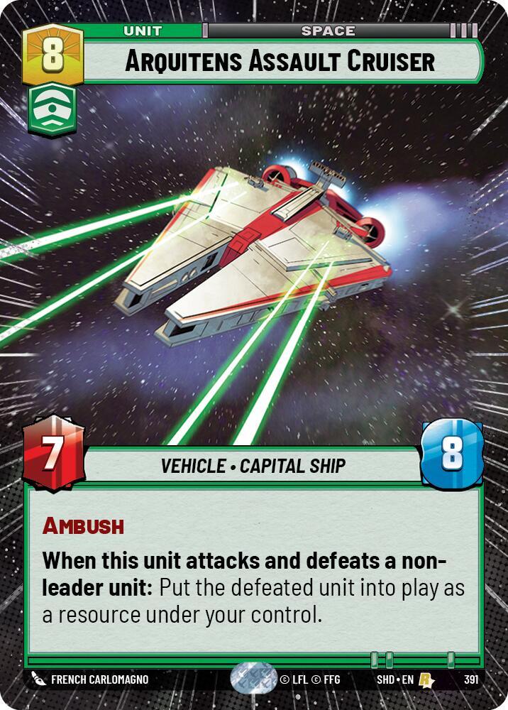 Hyperspace - ARQUITENS ASSAULT CRUISER - Unlimited Shadows of the Galaxy