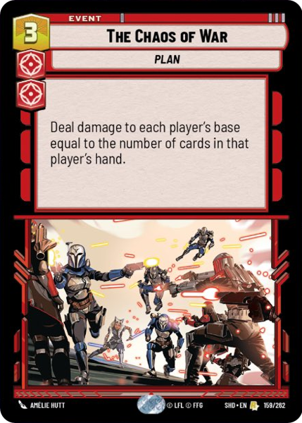 Foil - THE CHAOS OF WAR - Unlimited Shadows of the Galaxy