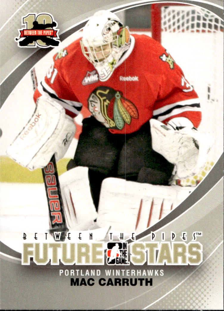Future Stars MAC CARRUTH 11-12 In the Game Between the Pipes