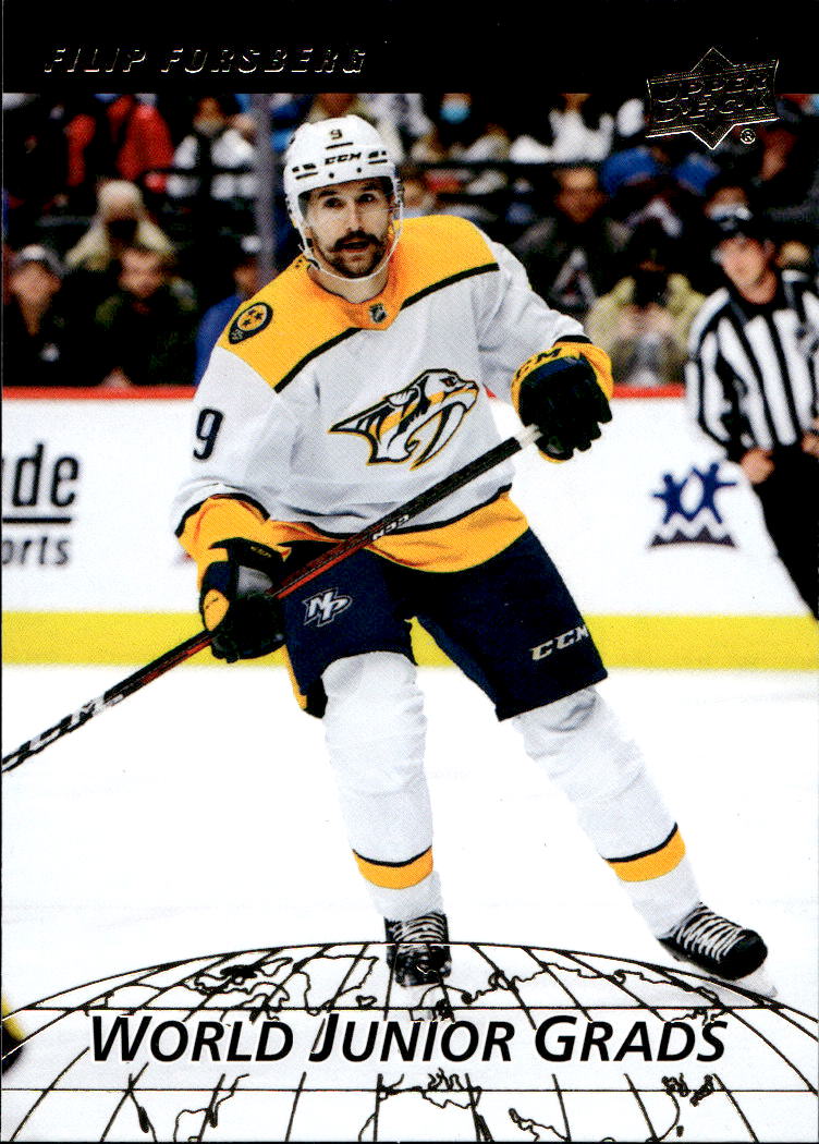 Gold World Junior Grads FILIP FORSBERG 22-23 UD Series 2