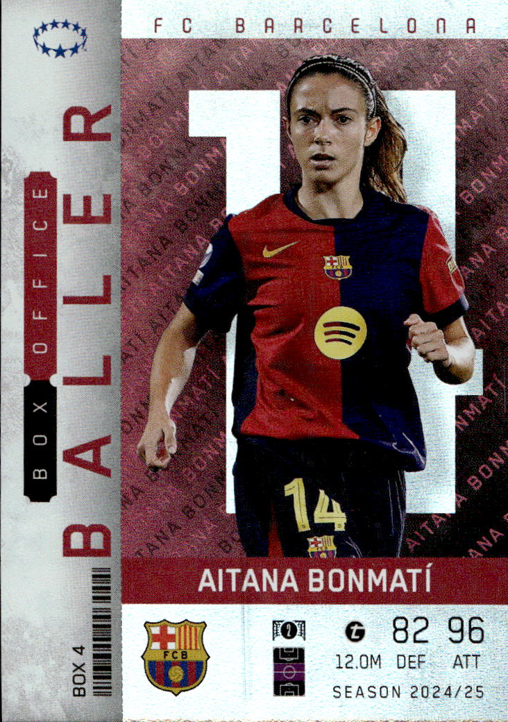 Limited Edition Box Office Baller AITANA BONMATI 24-25 Match Attax Extra UCL