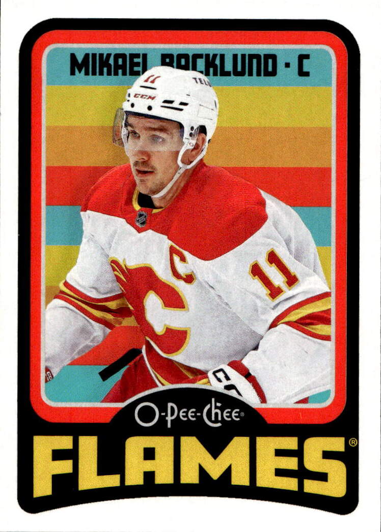Retro MIKAEL BACKLUND 24-25 UD O-Pee-Chee OPC