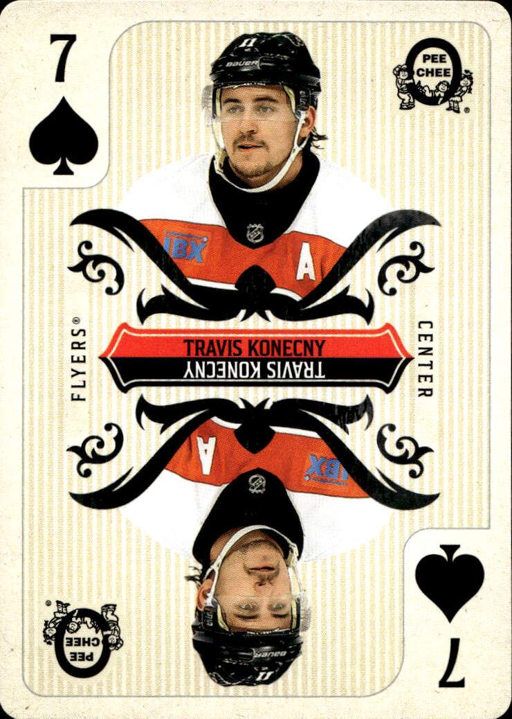Playing Cards TRAVIS KONECNY 24-25 UD O-Pee-Chee OPC