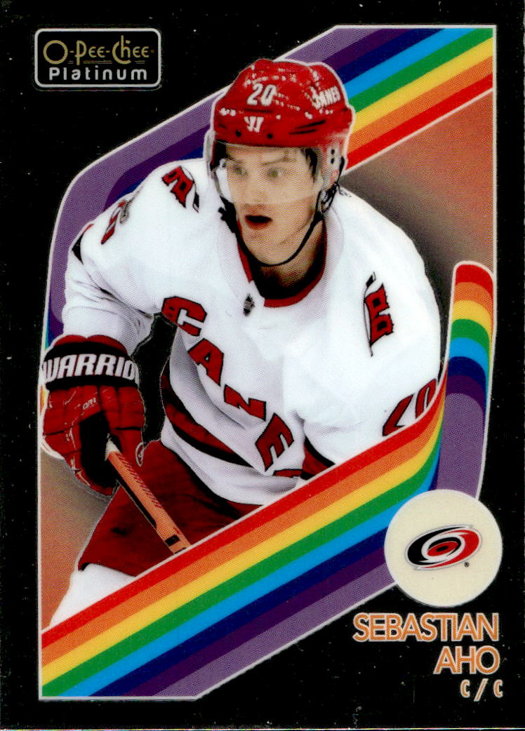 Retro SEBASTIAN AHO 23-24 UD O-Pee-Chee OPC Platinum