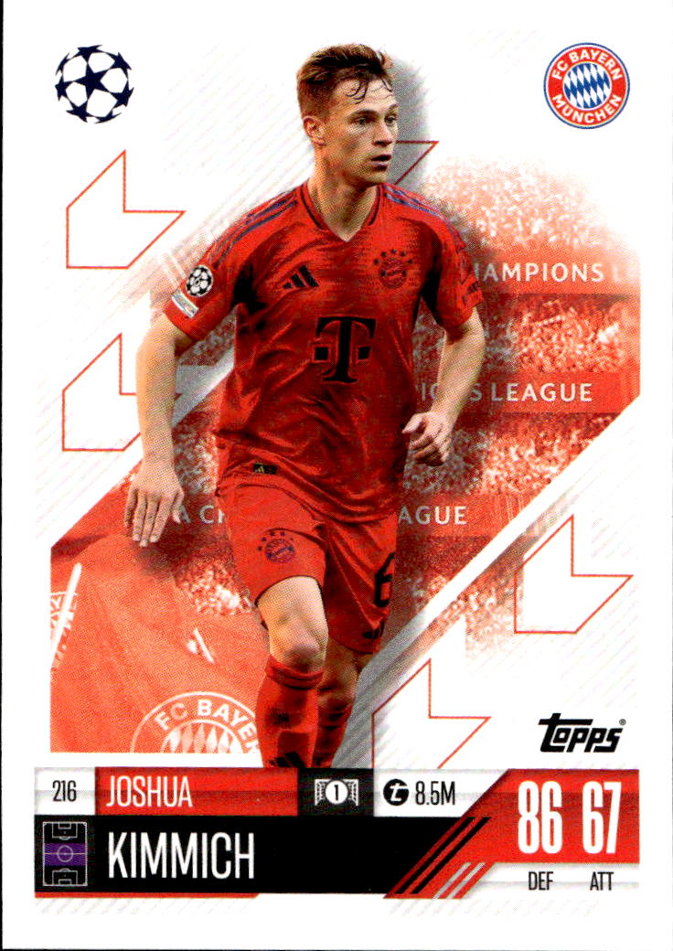 JOSHUA KIMMICH 24-25 Match Attax UCL