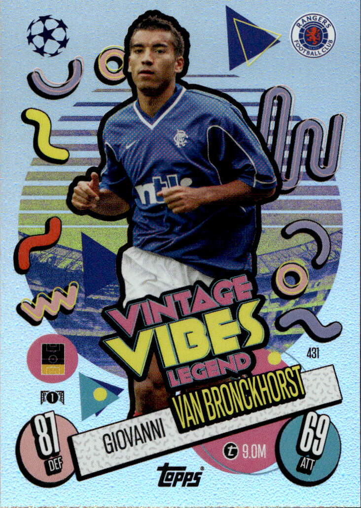 Vintage Vibes Legend GIOVANNI VAN BRONCKHORST 24-25 Match Attax UCL
