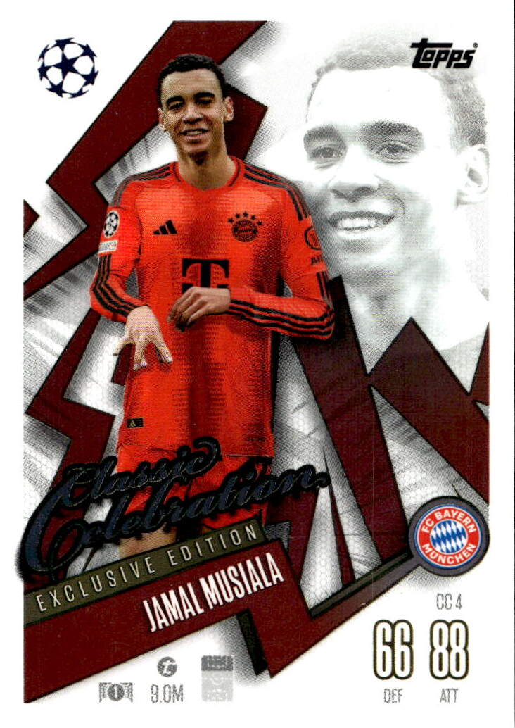 Limited Edition Classic Celebration JAMAL MUSIALA 24-25 Match Attax UCL