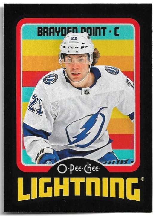 Black Border Retro BRAYDEN POINT 24-25 UD O-Pee-Chee OPC /100