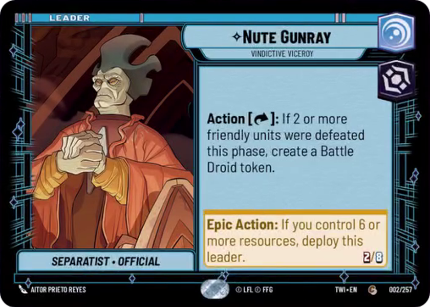 Leader - NUTE GUNRAY - Unlimited Twilight of the Republic