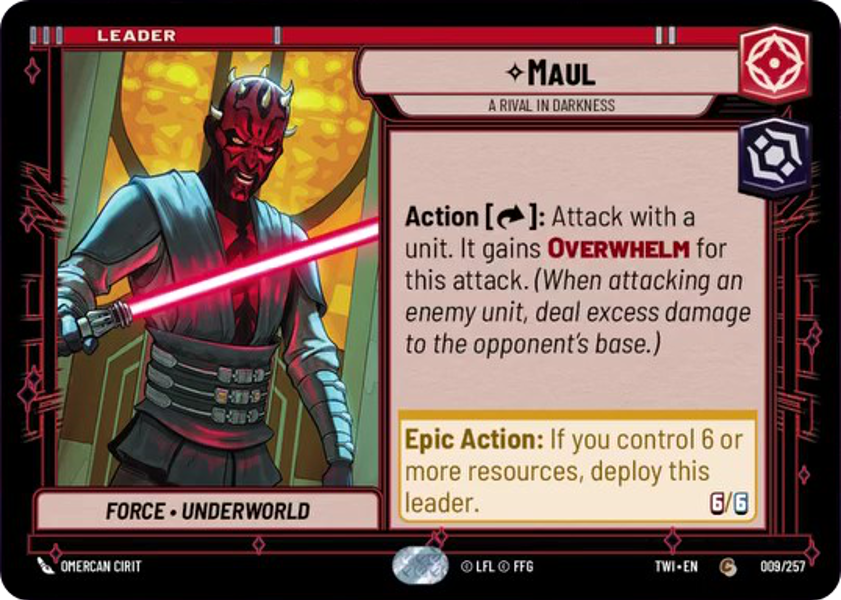 Leader - MAUL - Unlimited Twilight of the Republic