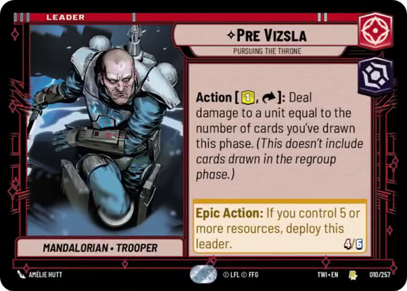 Leader - PRE VIZSLA - Unlimited Twilight of the Republic