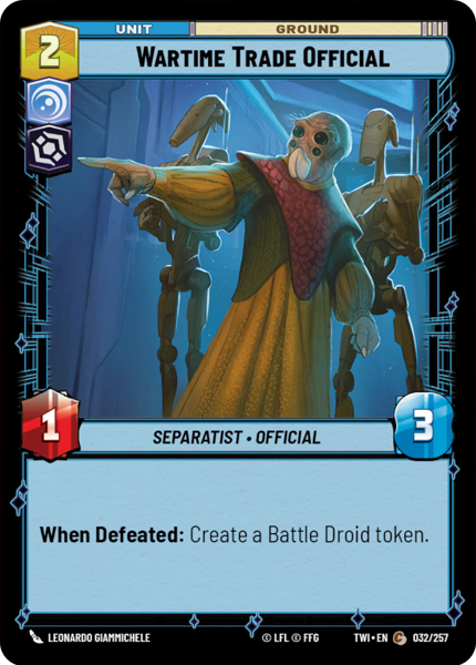 WARTIME TRADE OFFICIAL - Unlimited Twilight of the Republic