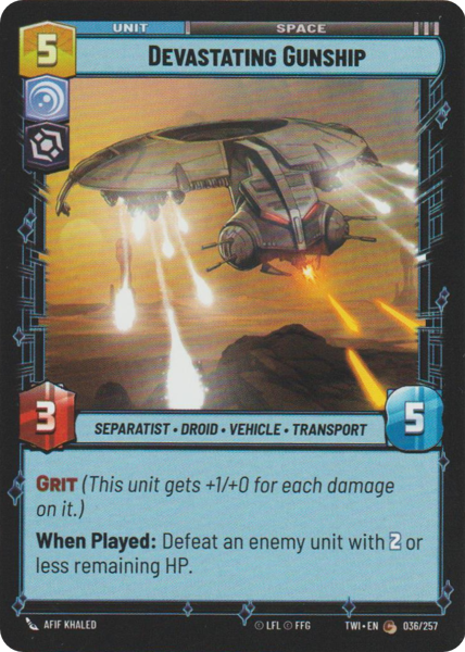 DEVASTATING GUNSHIP - Unlimited Twilight of the Republic