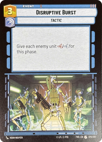 DISRUPTIVE BURST - Unlimited Twilight of the Republic