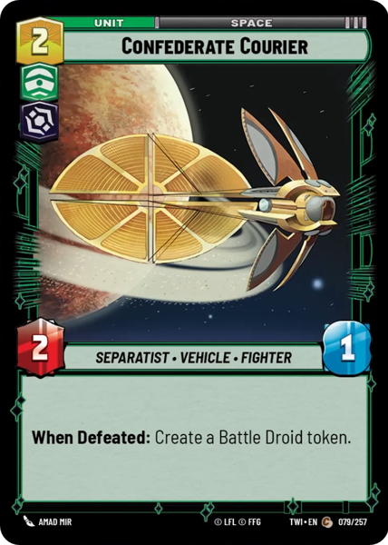 CONFEDERATE COURIER - Unlimited Twilight of the Republic