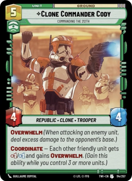 CLONE COMMANDER CODY - Unlimited Twilight of the Republic