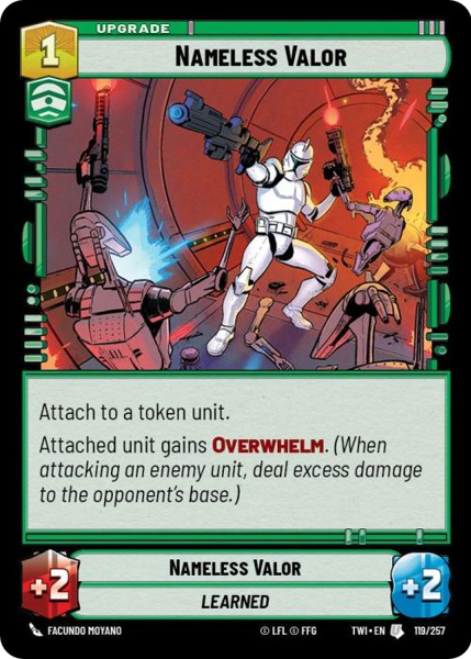 NAMELESS VALOR - Unlimited Twilight of the Republic