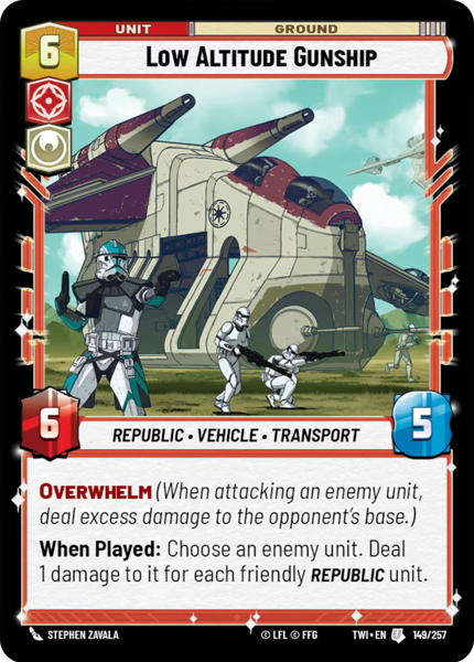 LOW ALTITUDE GUNSHIP - Unlimited Twilight of the Republic
