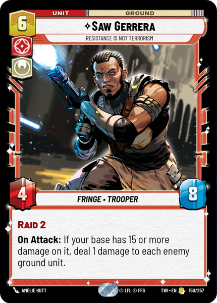 SAW GERRERA - Unlimited Twilight of the Republic