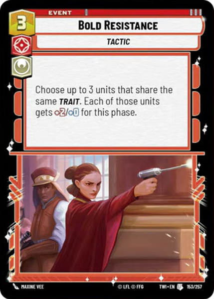 BOLD RESISTANCE - Unlimited Twilight of the Republic