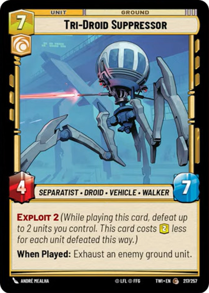TRI-DROID SUPPRESSOR - Unlimited Twilight of the Republic