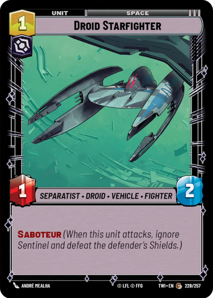 DROID STARFIGHTER - Unlimited Twilight of the Republic