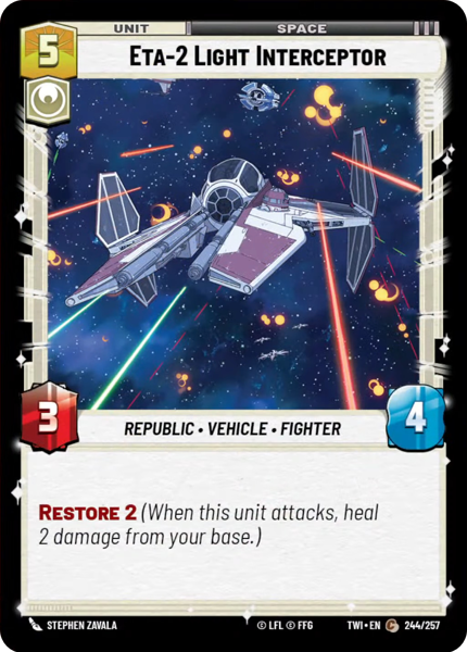 ETA-2 LIGHT INTERCEPTOR - Unlimited Twilight of the Republic