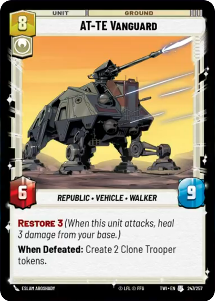 AT-TE VANGUARD - Unlimited Twilight of the Republic