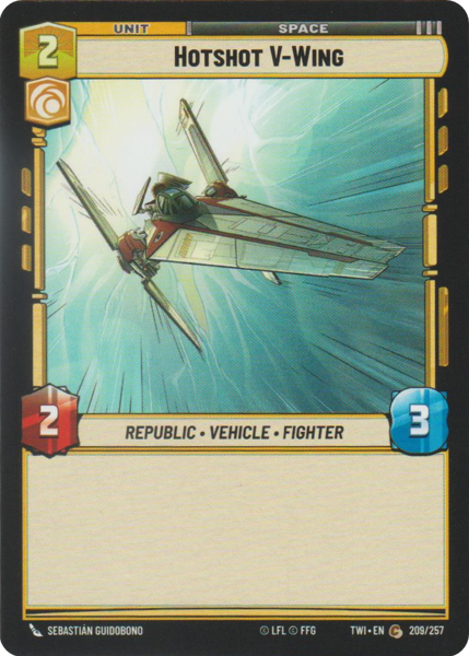 Foil - HOTSHOT V-WING - Unlimited Twilight of the Republic