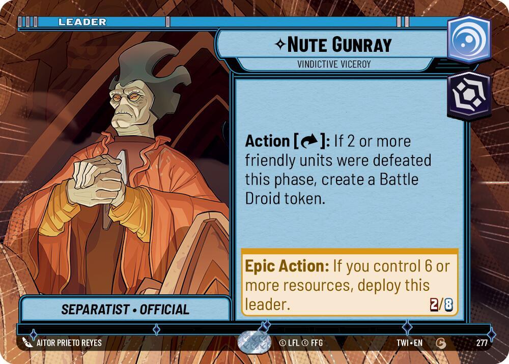 Hyperspace - Leader - NUTE GUNRAY - Unlimited Twilight of the Republic