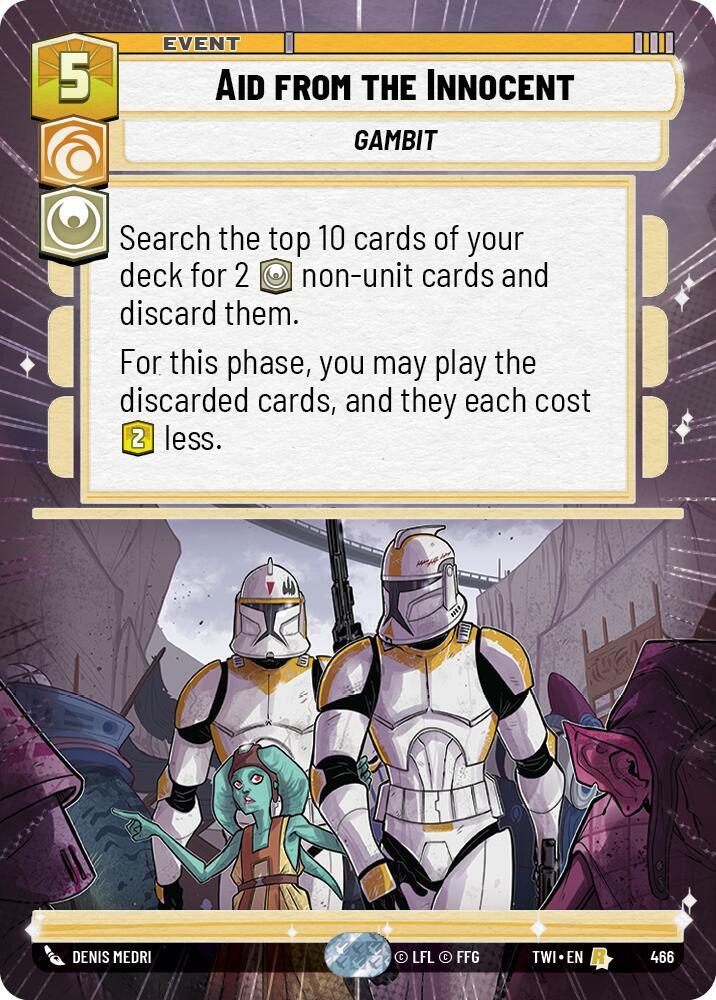 Hyperspace - AID FROM THE INNOCENT - Unlimited Twilight of the Republic