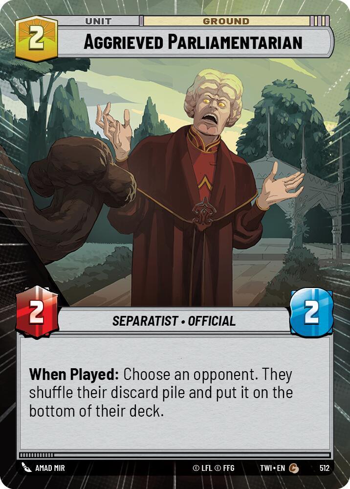 Hyperspace - AGGRIEVED PARLIAMENTARIAN - Unlimited Twilight of the Republic
